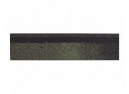 Коньково-карнизная черепица ТЕХНОНИКОЛЬ Зеленый оптима 253х1003 мм (20 гонтов, 20 пог.м, 5 кв.м)